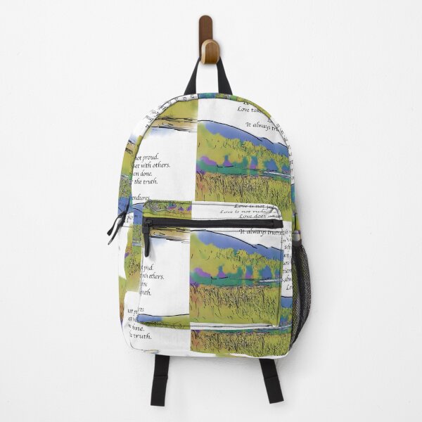 Item preview, Love Is Patient: Mountain Lake In Watercolor designed and sold by KirtTisdale.