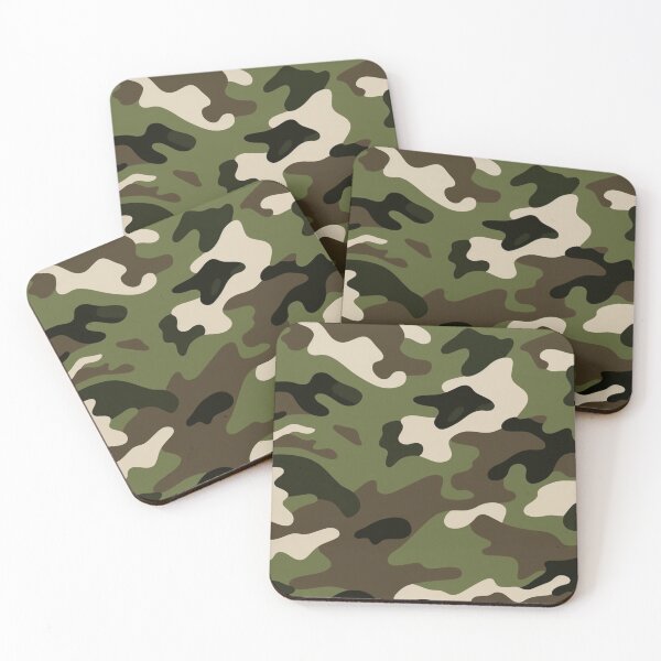 Item preview, Camouflage Green Abstract Pattern: Embrace Artistic Concealment! designed and sold by ShopWilPrints.