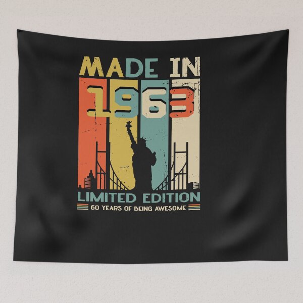 Item preview,  60th Birthday Vintage 1963 Limited Edition designed and sold by SOUFIANE1991.