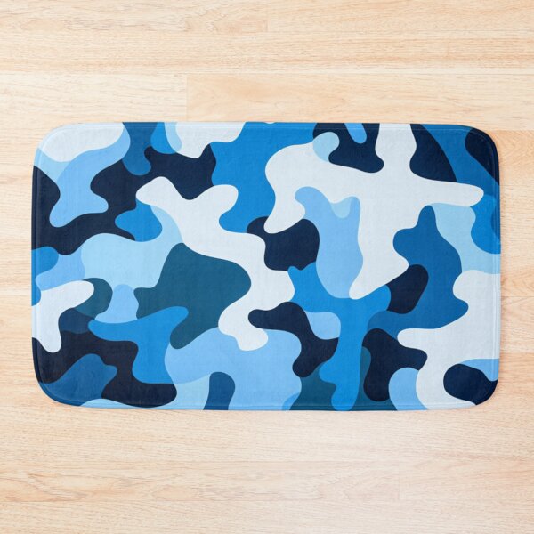 Item preview, Camouflage Blue Abstract Pattern: Embrace Artistic Concealment! designed and sold by ShopWilPrints.
