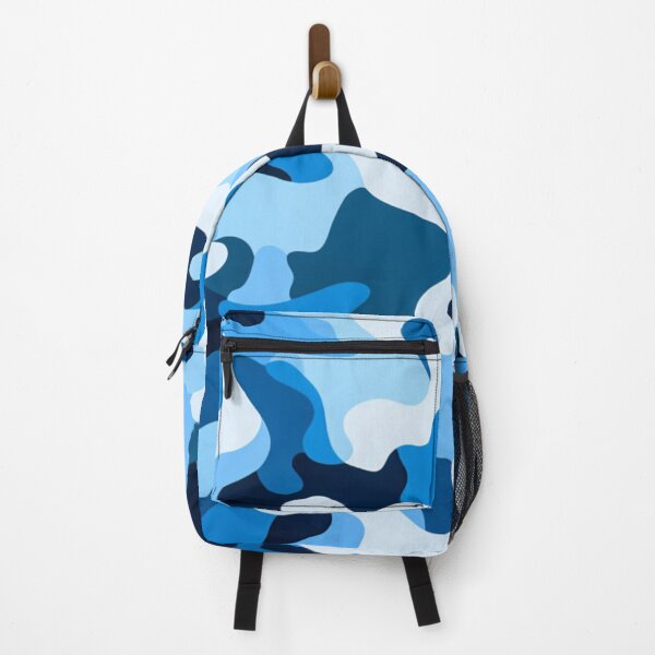 Item preview, Camouflage Blue Abstract Pattern: Embrace Artistic Concealment! designed and sold by ShopWilPrints.