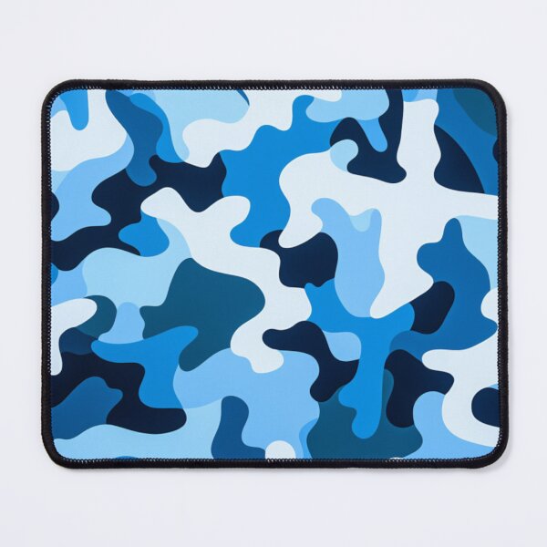 Item preview, Camouflage Blue Abstract Pattern: Embrace Artistic Concealment! designed and sold by ShopWilPrints.