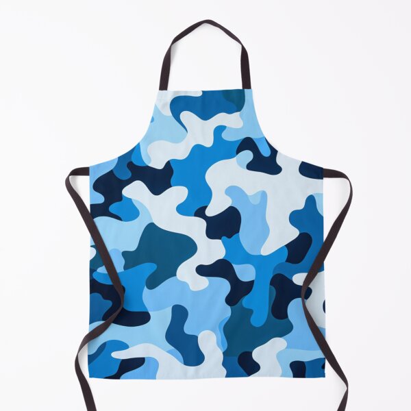 Item preview, Camouflage Blue Abstract Pattern: Embrace Artistic Concealment! designed and sold by ShopWilPrints.