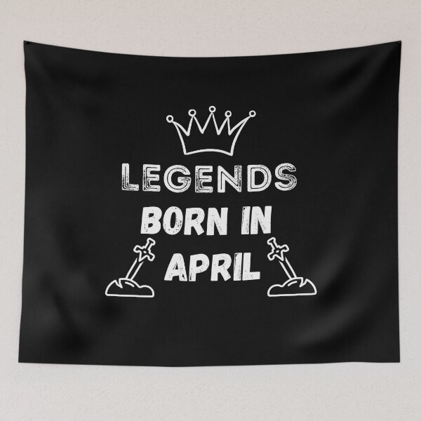 Item preview, Legends are born in april | Birthday | best month designed and sold by General-Corner.