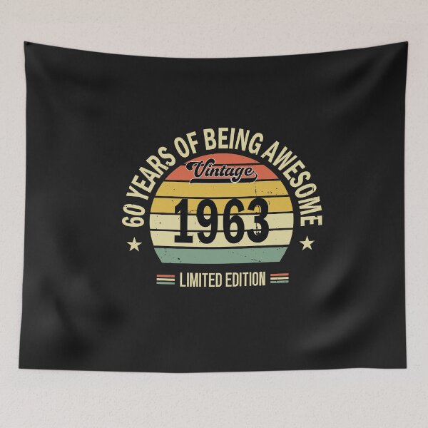 Item preview,   60th Birthday Vintage 1963 Limited Edition designed and sold by SOUFIANE1991.