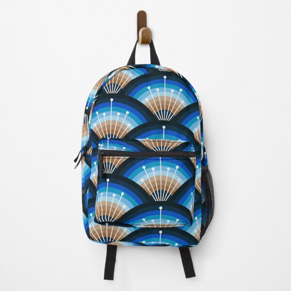 Item preview, Stellar Seigaiha Wave – Vibrant Blue designed and sold by Cat Coquillette.