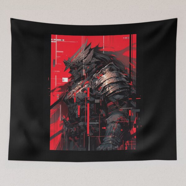 Item preview, Armored Samurai - Red Glitch designed and sold by Splatter-arts.