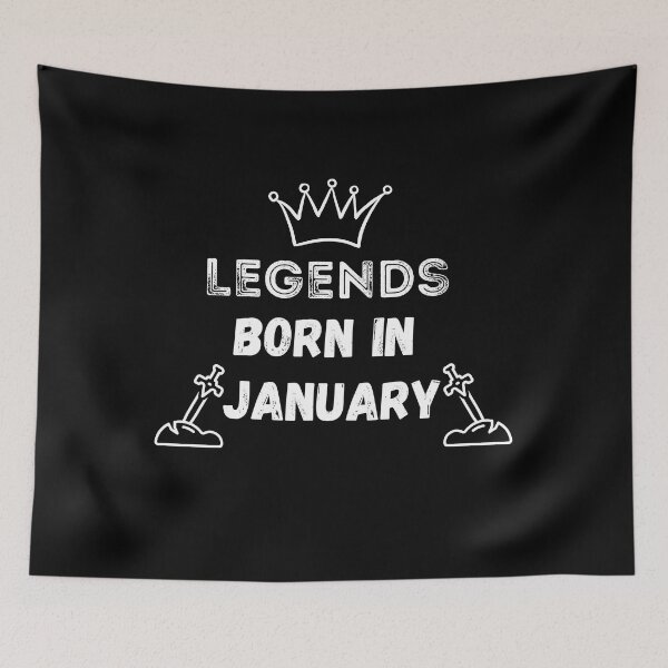 Item preview, Legends are born in January | Birthday | best month designed and sold by General-Corner.