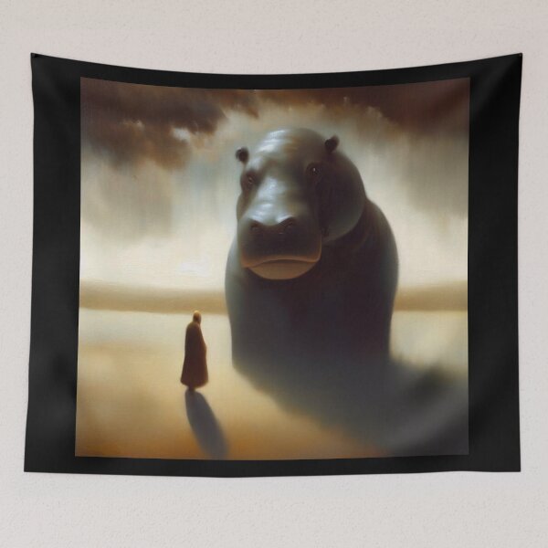 Item preview, Spirit Animal Hippopotamus 1 designed and sold by CrankyOldDude.