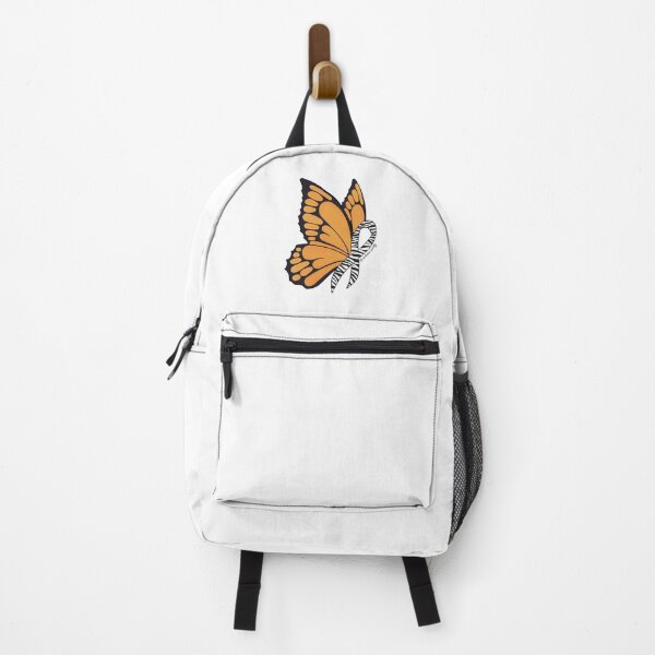 Item preview, Zebra Ribbon Butterfly (Orange Monarch) designed and sold by SicknessSociety.