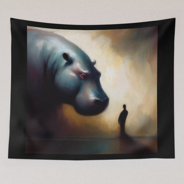 Item preview, Spirit Animal Hippopotamus 2 designed and sold by CrankyOldDude.
