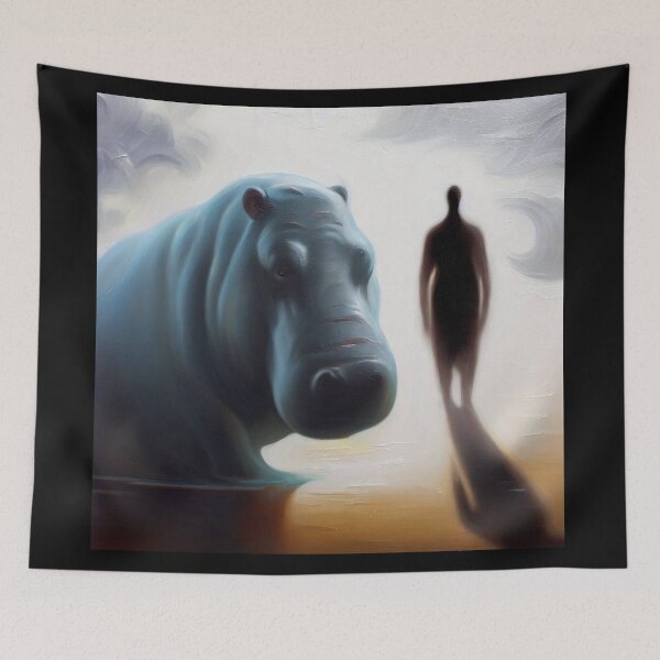 Item preview, Spirit Animal Hippopotamus 3 designed and sold by CrankyOldDude.