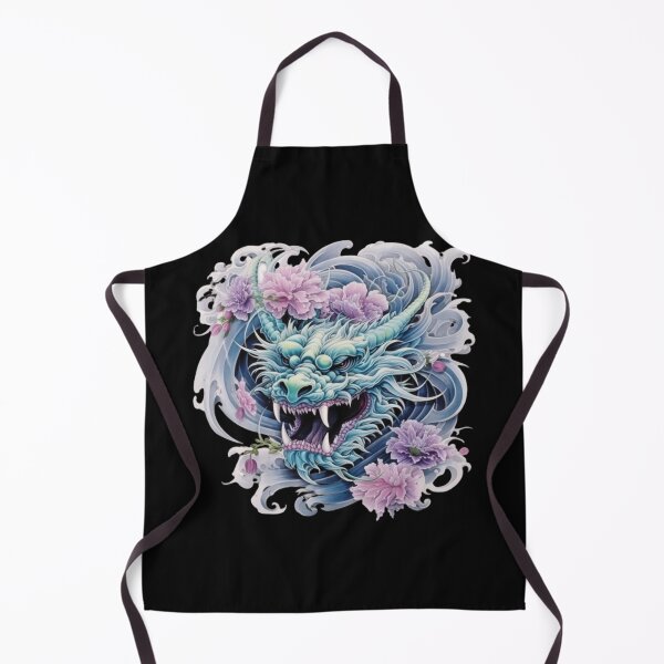 Item preview, Elegance of Dragons: Asiatic dragon in purple and baby blue designed and sold by No-No-Name.