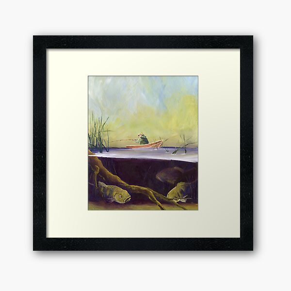 Luck on the USS Marvin Framed Art Print