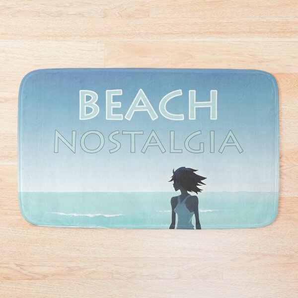 Item preview, Beach Nostalgia Reluctant to Leave Peaceful Ocean Blues - AI Art 5 of 8 designed and sold by Beachy.