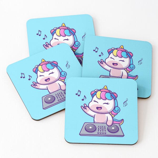 Item preview, Unicorn DJ: Spinning Magical Tunes designed and sold by hjian8219.