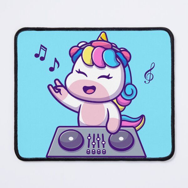Item preview, Unicorn DJ: Spinning Magical Tunes designed and sold by hjian8219.