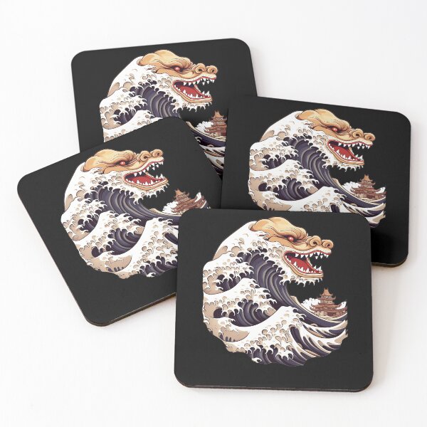 Item preview, Great Wave Dragon - Kanagawa Twist designed and sold by Zandalus.