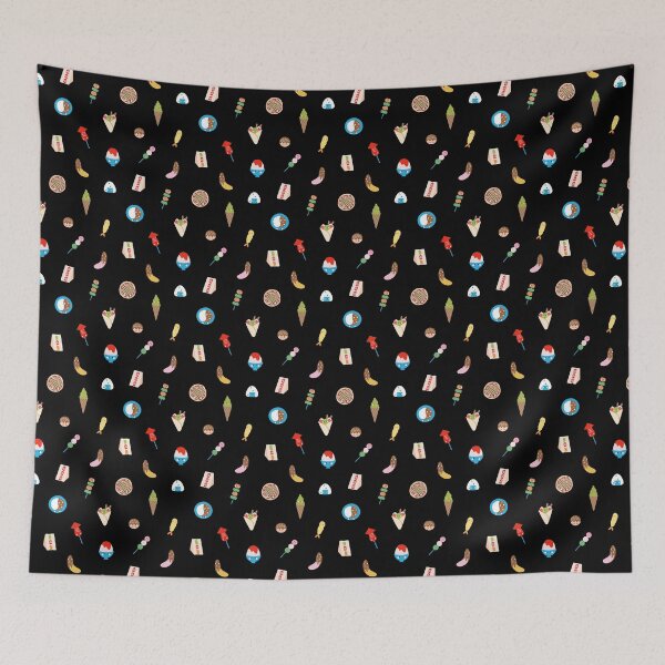 Item preview, Japan Night Market Black designed and sold by Peach Mochi.