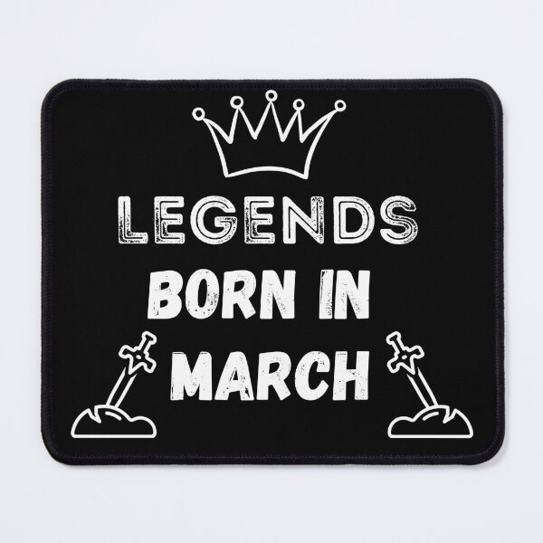 Item preview, Legends are born in March | Birthday | best month designed and sold by General-Corner.