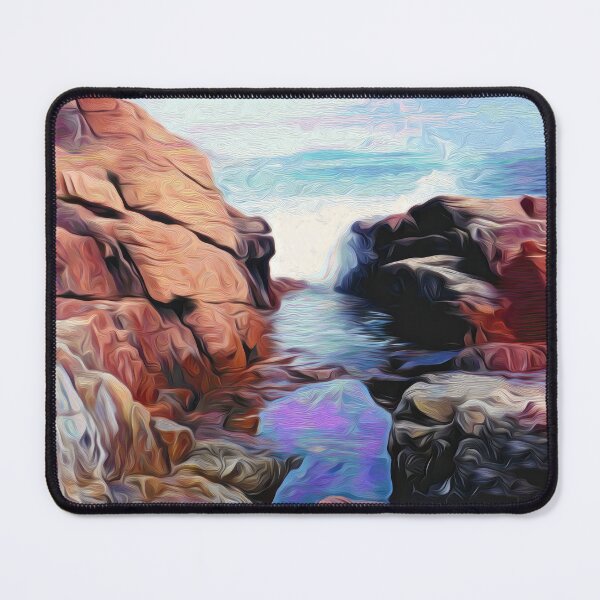 Item preview, MAINES ROCKY SHORELINE designed and sold by ArtbyRolleen.