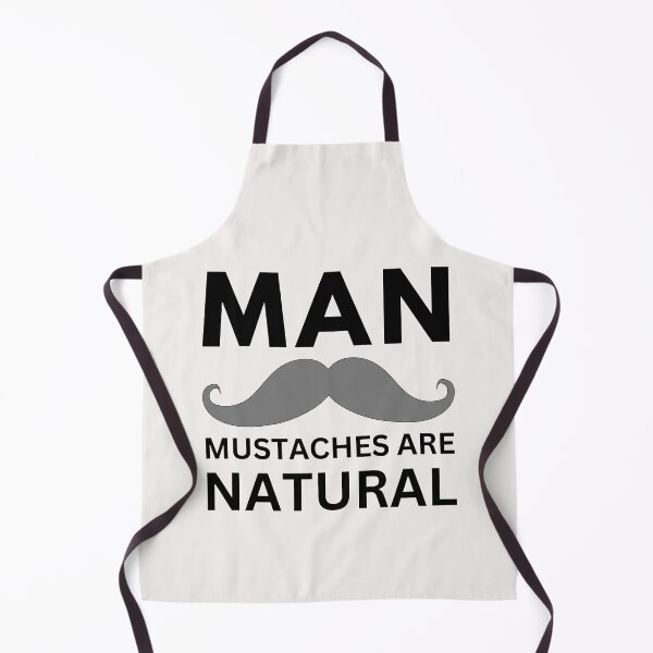 Item preview, MAN Acronym | Long Thick Curly Gray Handlebar Mustache designed and sold by ACRONYMSONLY.