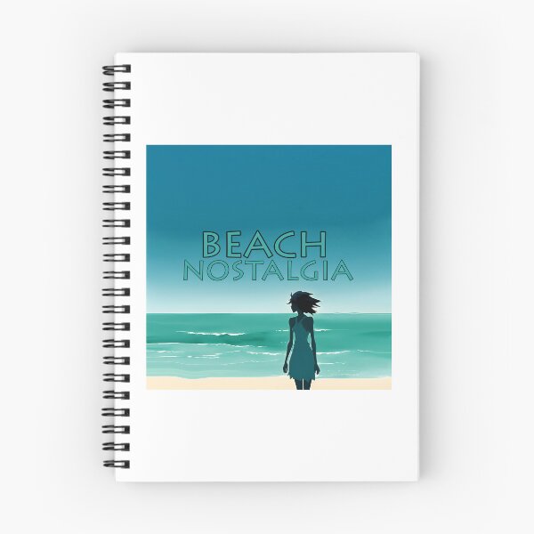 Item preview, Beach Nostalgia Reluctant to Leave Peaceful Ocean Blues - AI Art 6 of 8 designed and sold by Beachy.