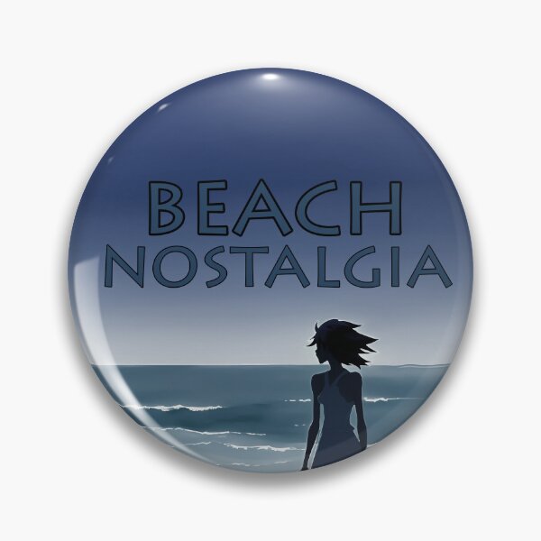 Item preview, Beach Nostalgia Reluctant to Leave Peaceful Ocean Blues - AI Art 7 of 8 designed and sold by Beachy.