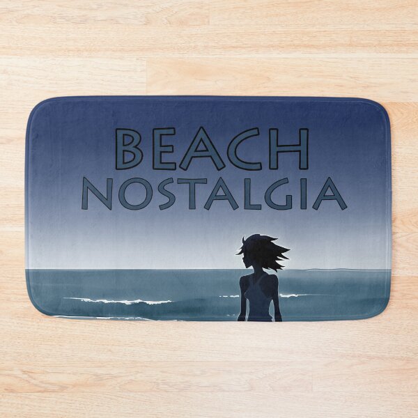 Item preview, Beach Nostalgia Reluctant to Leave Peaceful Ocean Blues - AI Art 7 of 8 designed and sold by Beachy.