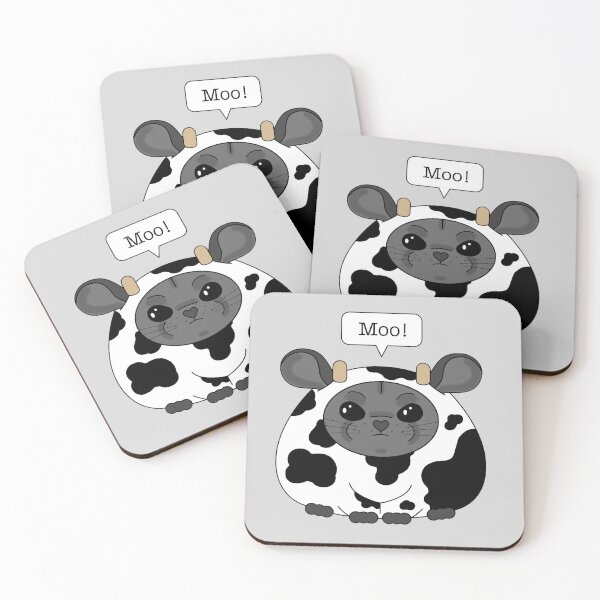 Item preview, Fluffy Moo designed and sold by MoonlightGems.