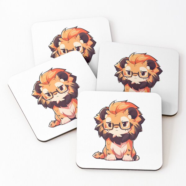 Item preview, Cute smart lion with sunglasses  designed and sold by Hasan Habeeb.