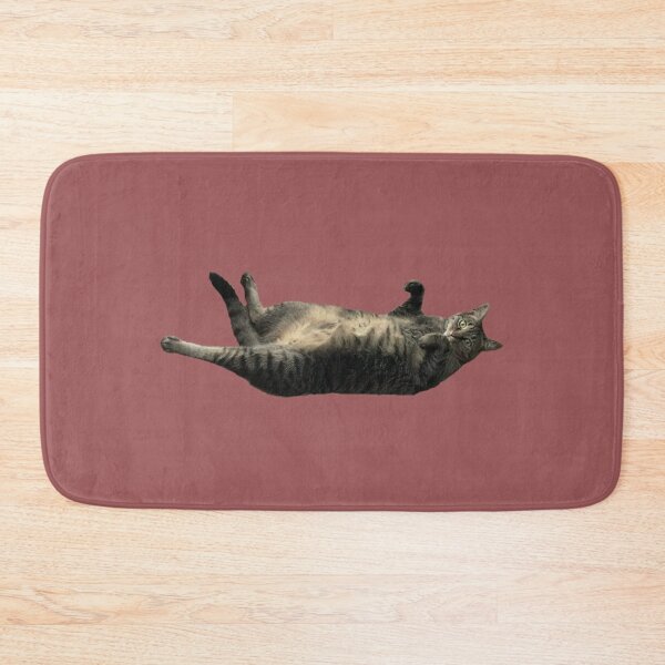 Item preview, Funny Little Tabby Doing “Crunches”  designed and sold by Amanda1775.