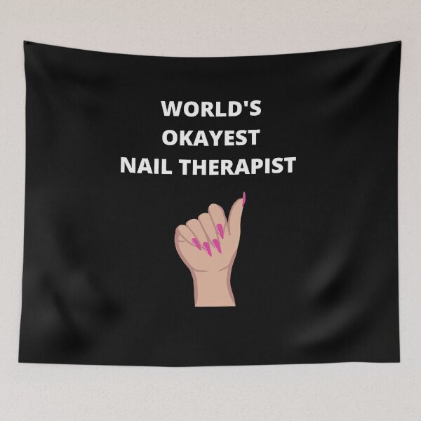 Item preview, Nail therapist manicure okayest men women designed and sold by Jeangel97.