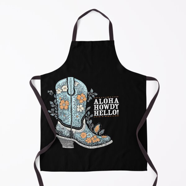 Item preview, Aloha Howdy Hello Coastal Cowgirl designed and sold by DesignHausArt.