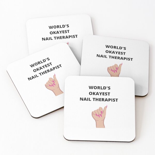 Item preview, Nail therapist manicure okayest men women designed and sold by Jeangel97.