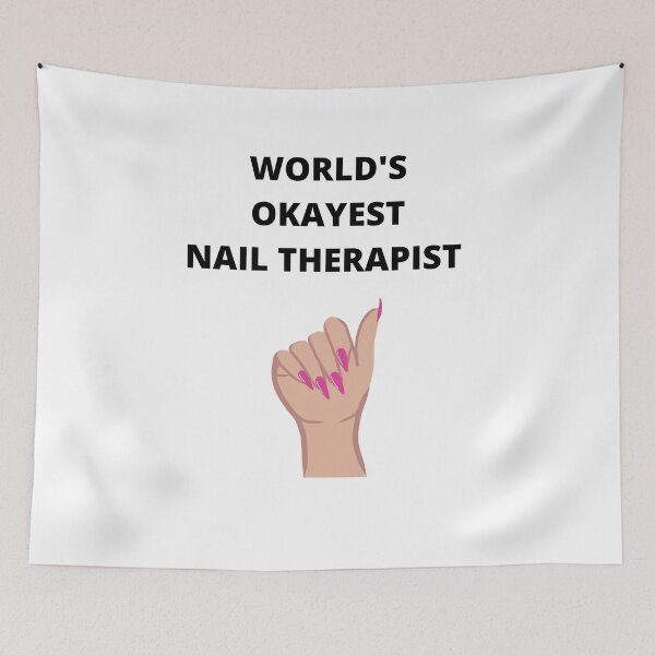 Item preview, Nail therapist manicure okayest men women designed and sold by Jeangel97.