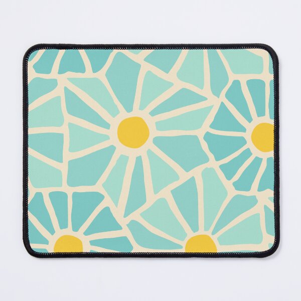 Item preview, Motif de fleurs tesselées - Sunbeam Cerulean (macro) designed and sold by anisgott.