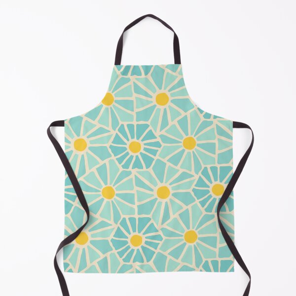 Item preview, Tessellated Flowers Pattern - Sunbeam Cerulean (macro) designed and sold by anisgott.