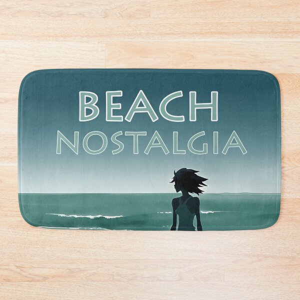 Item preview, Beach Nostalgia Reluctant to Leave Peaceful Ocean Blues - AI Art 8 of 8 designed and sold by Beachy.