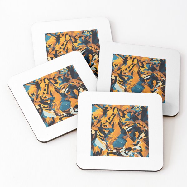 Item preview, Geometrical drawing of tiger pattern 1 designed and sold by khumpa.
