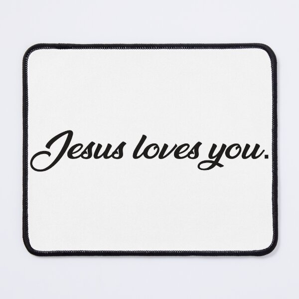Item preview, Jesus Loves You (dark) designed and sold by Dood Doodles.