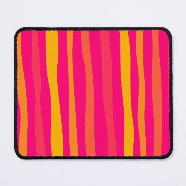 Item preview, Iconic Retro Wavy Striped Pattern in Hot Pink and Orange designed and sold by Deutschic.