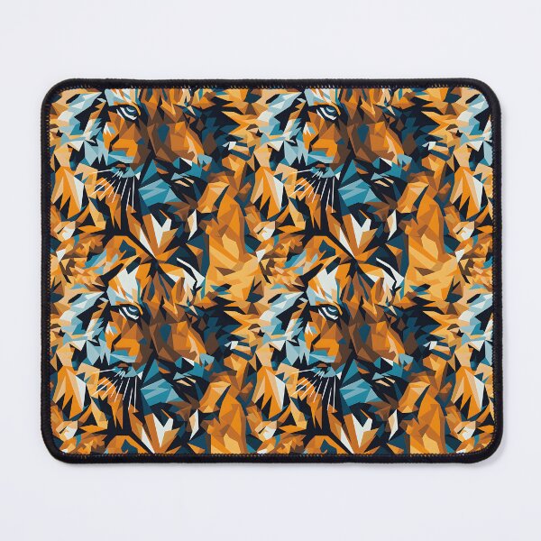 Item preview, Geometrical drawing of tiger pattern 5 designed and sold by khumpa.