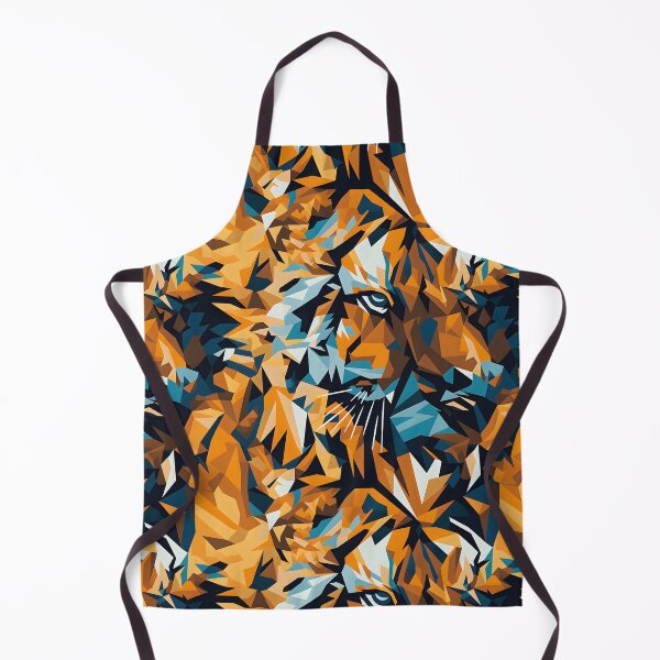 Item preview, Geometrical drawing of tiger pattern 5 designed and sold by khumpa.