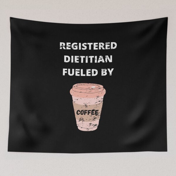 Item preview, registered dietitian coffee nutrition men women Retro Vintage designed and sold by Jeangel97.