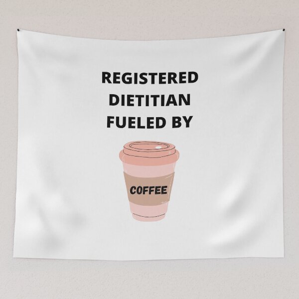 Item preview, registered dietitian coffee nutrition men women designed and sold by Jeangel97.