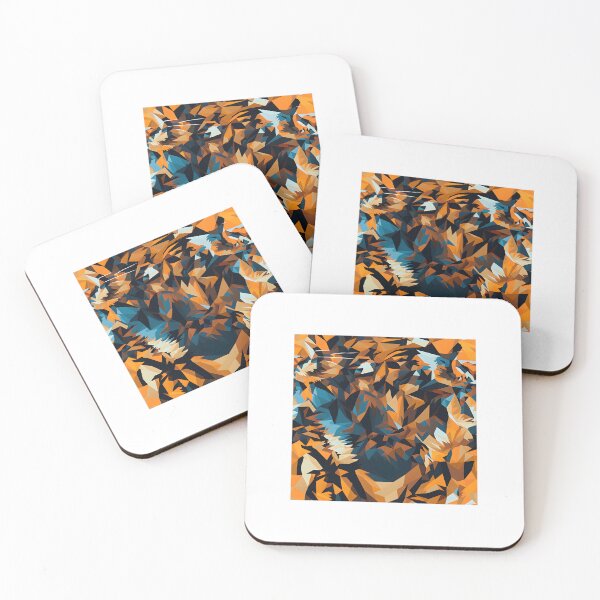 Item preview, Geometrical drawing of tiger pattern 6 designed and sold by khumpa.