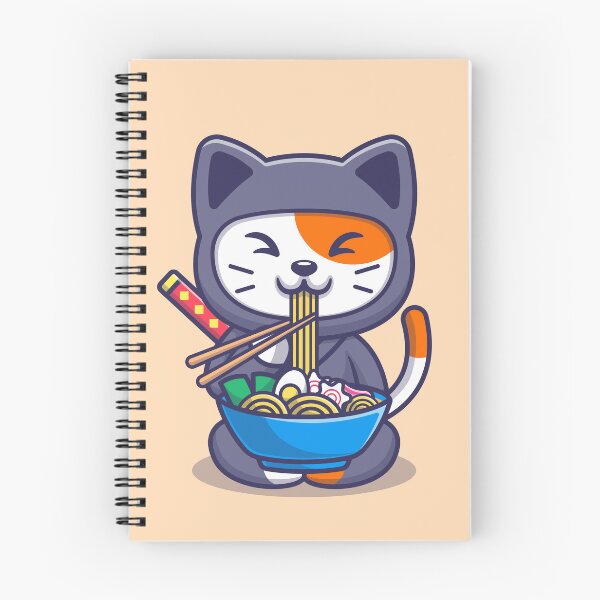 Item preview, Noodle Ninja Cat: Ramen Master! designed and sold by hjian8219.