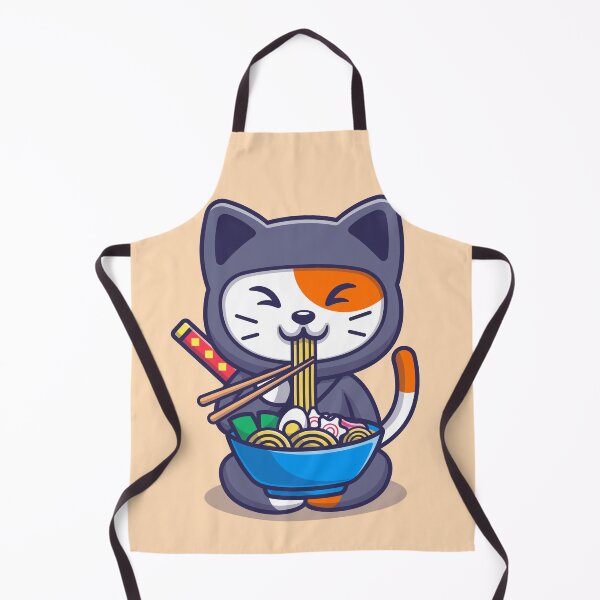 Item preview, Noodle Ninja Cat: Ramen Master! designed and sold by hjian8219.