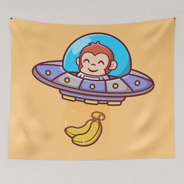 Item preview, Cosmic Adventures of the Banana-Bound Astronaut Monkey designed and sold by hjian8219.